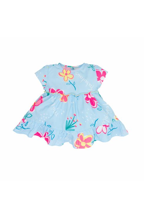 Vestido Com Franzidos E Calcinha