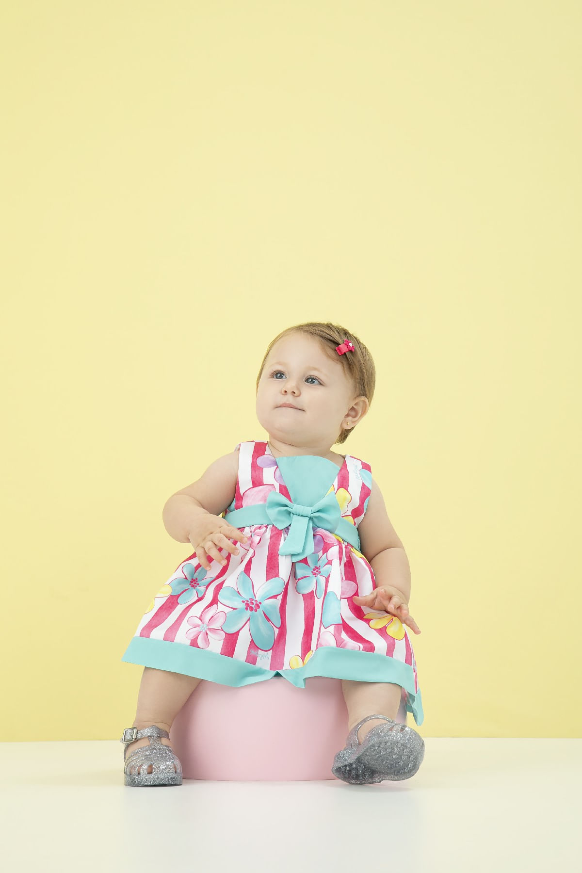Vestido-De-Festa-Estampado-Com-Faixa