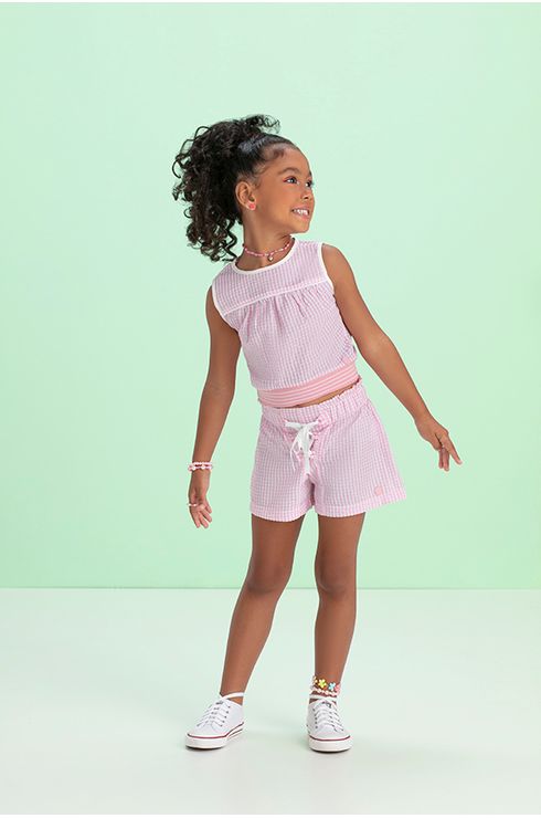 Conjunto Blusa E Short