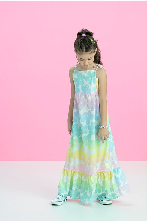 Vestido De Lastex Estampado