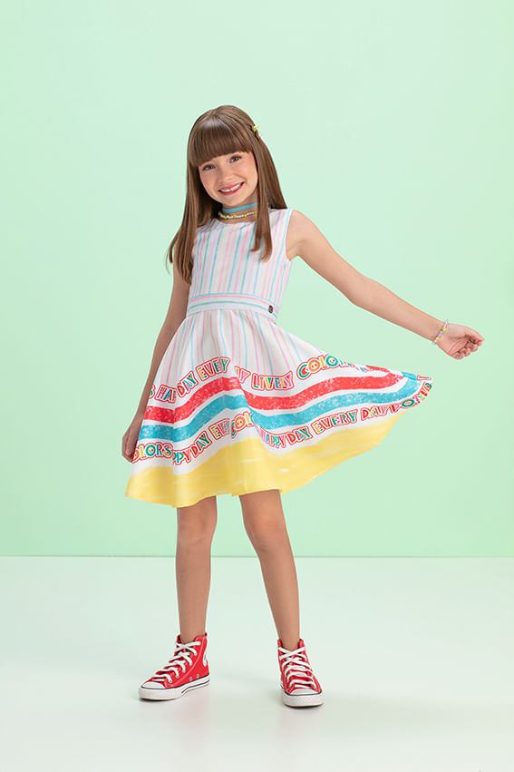 Vestido-De-Festa-Estampado-Com-Faixa