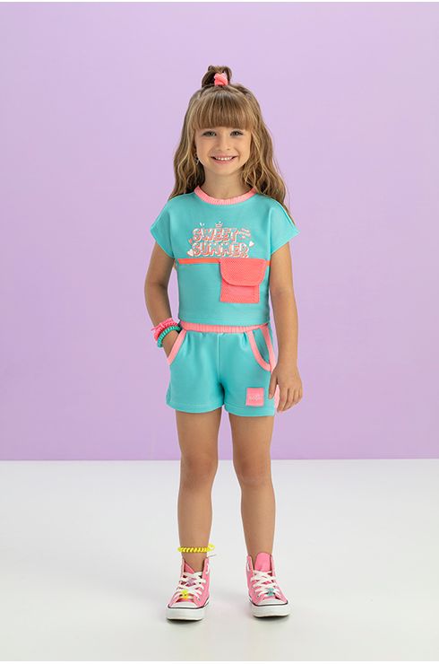 Conjunto Blusa E Short