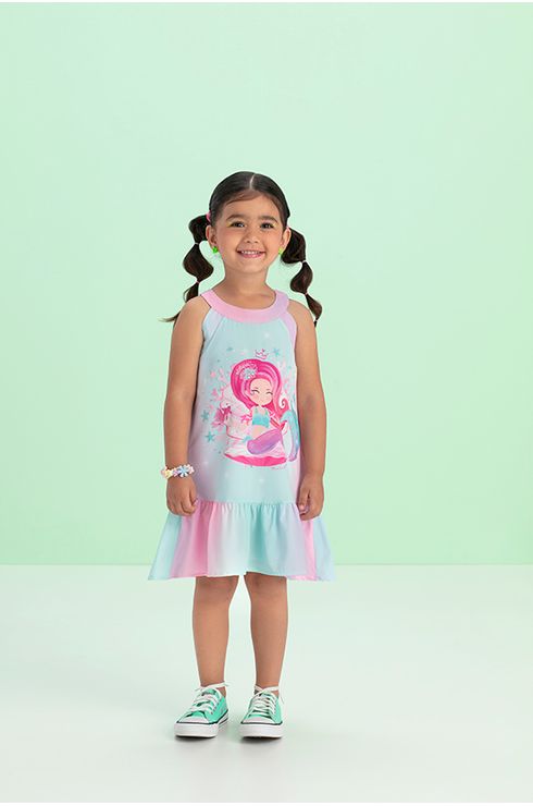 Vestido Em A Estampado