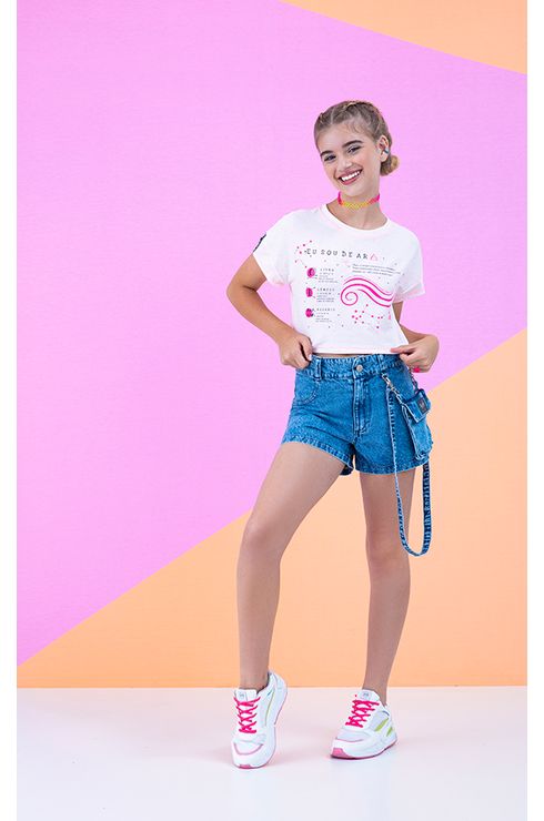 Blusa Cropped Signo Fogo