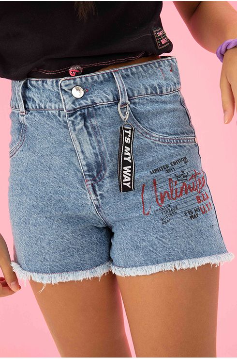 Shorts Jeans Estilo Boyfriend
