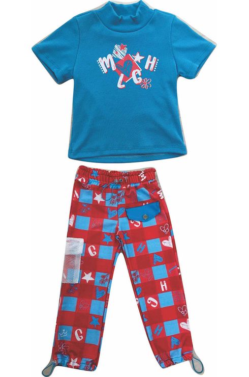 Conjunto Blusa Manga Curta E Calça