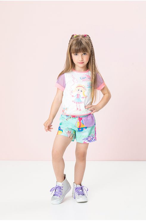 Conjunto Blusa E Short