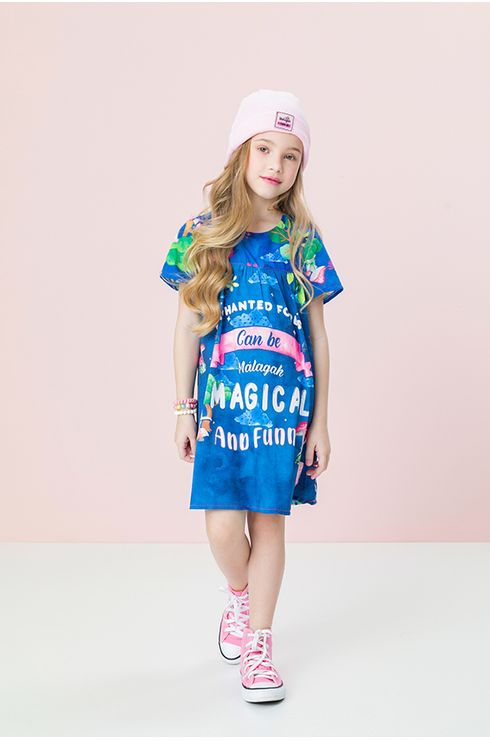 Vestido Estampado Com Franzido