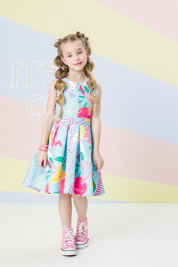 Vestido-De-Pregas-Estampado