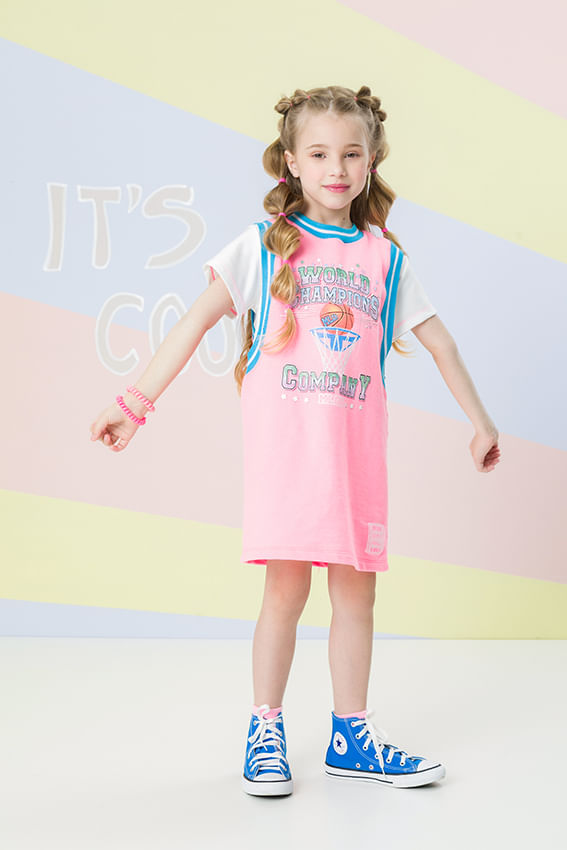 Vestido-Manga-Curta-Camiseta-Com-Retilinea