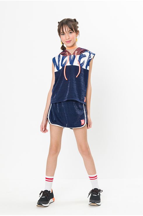 Conjunto Regata E Short Saia