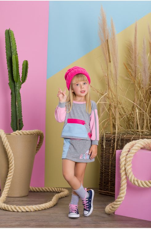 Conjunto Short Saia E Moleton