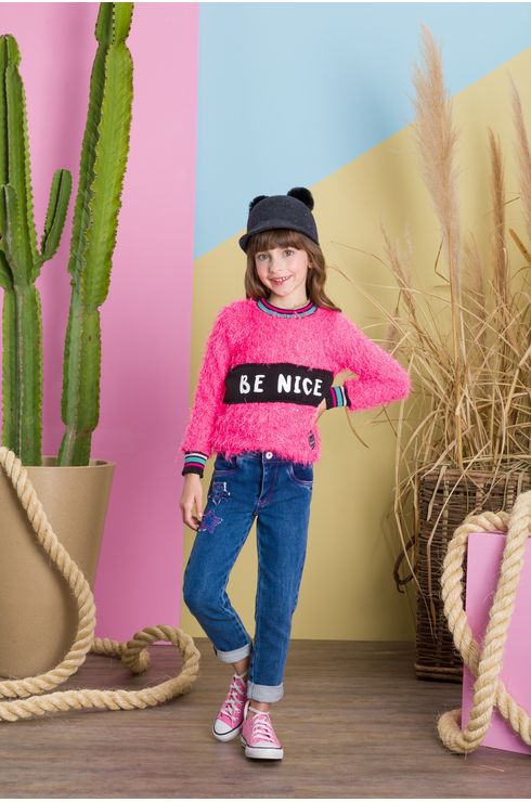 Blusa Moleton C/ Retilínea