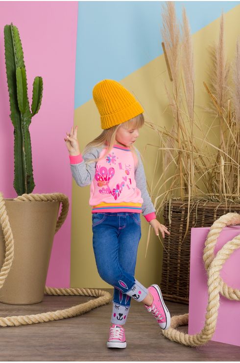 Moletom Raglan Com Estampa