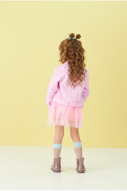 Jaqueta Candy Com Bolsos E Recortes