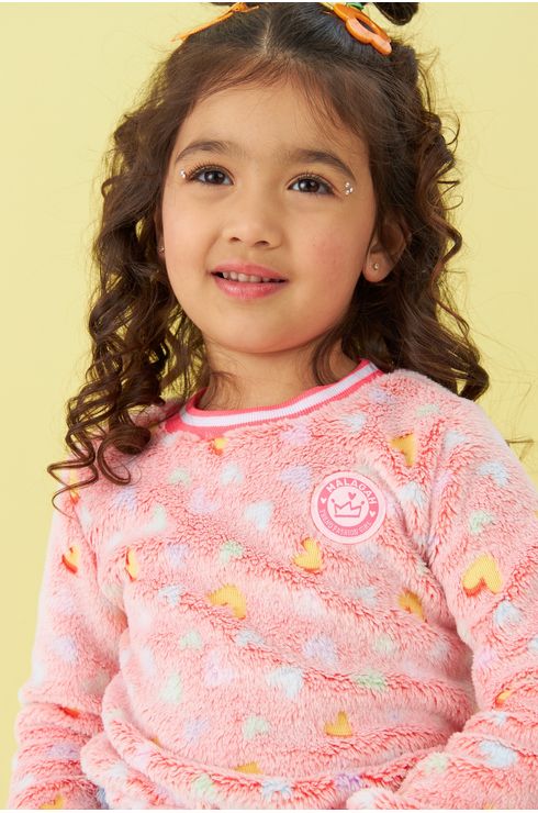 Blusa De Pelinho Com Detalhes Em Retilinea
