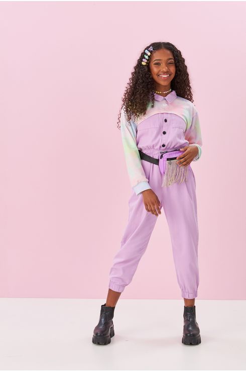 Moletom Cropped Com Estampa Candy Color