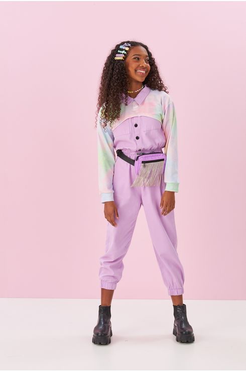 Macacão Jogger Com Bolso E Cordão Personalizado