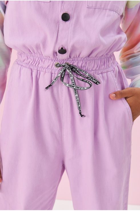 Macacão Jogger Com Bolso E Cordão Personalizado