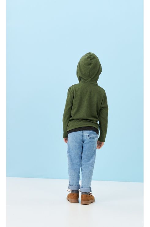 Calça Jeans Skinny Com Bolsos Funcionais