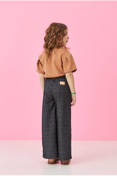 Calça Wide Leg Black