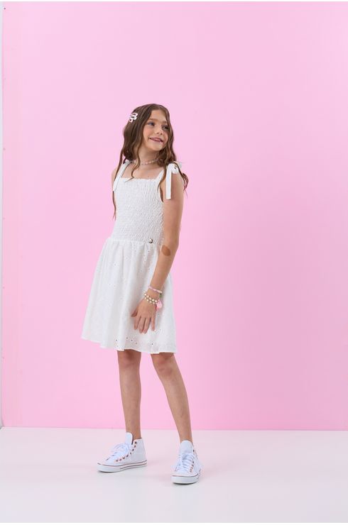 Vestido Laise Alças De Amarração