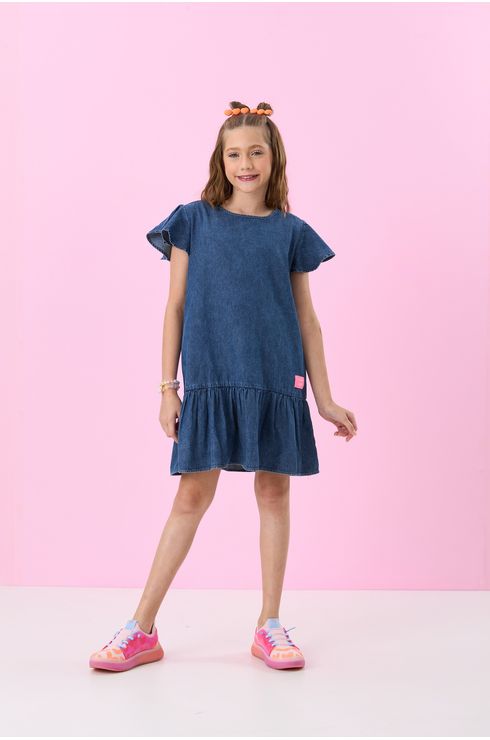 Vestido Jeans Liso
