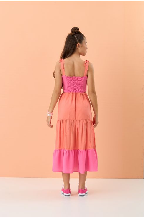 Vestido Alça Estilo 3 Marias Com Babado