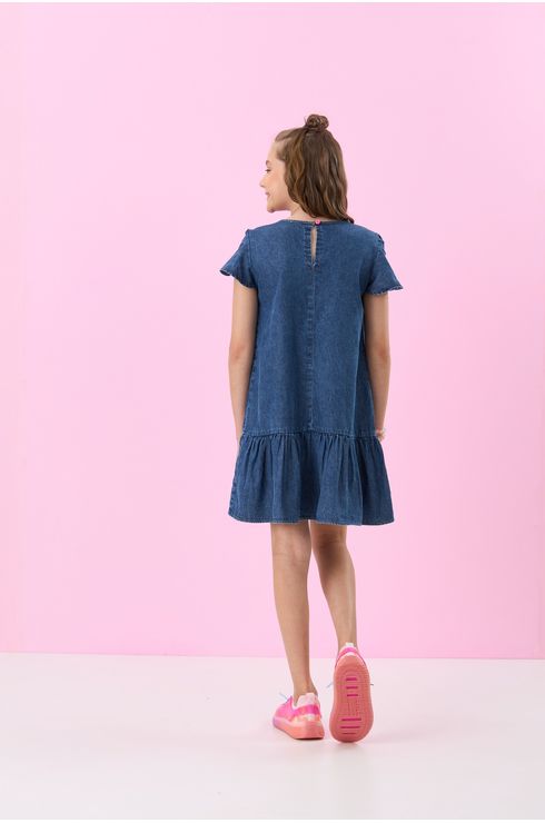 Vestido Jeans Liso