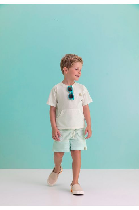 Camiseta Com Bolso Canguru