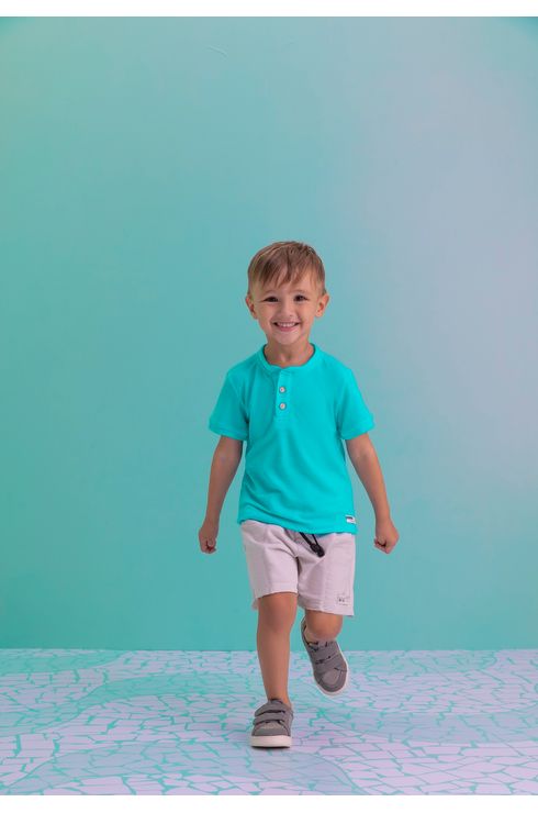Camisa Polo Gola Padre Em Piquet