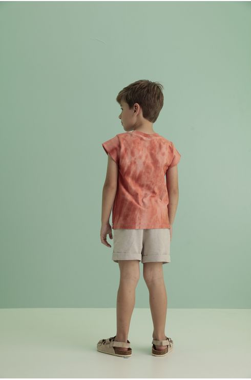 Camiseta Tyeday Com Estampa Localizada