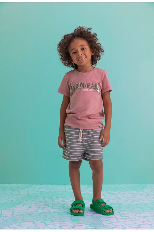 Camiseta Boy Com Silk
