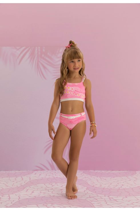 Biquini Com Estampa Tie Dye