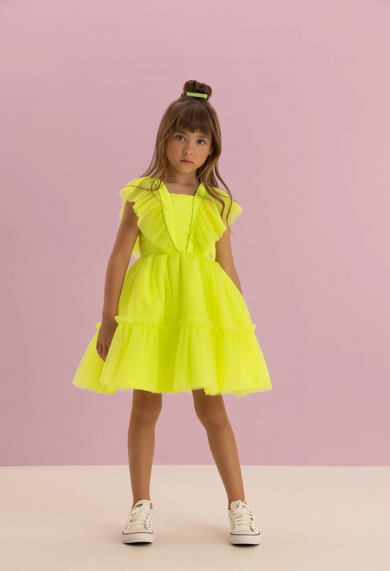 Vestido-Festa-Em-Tule-Verde-Neon-Conceito