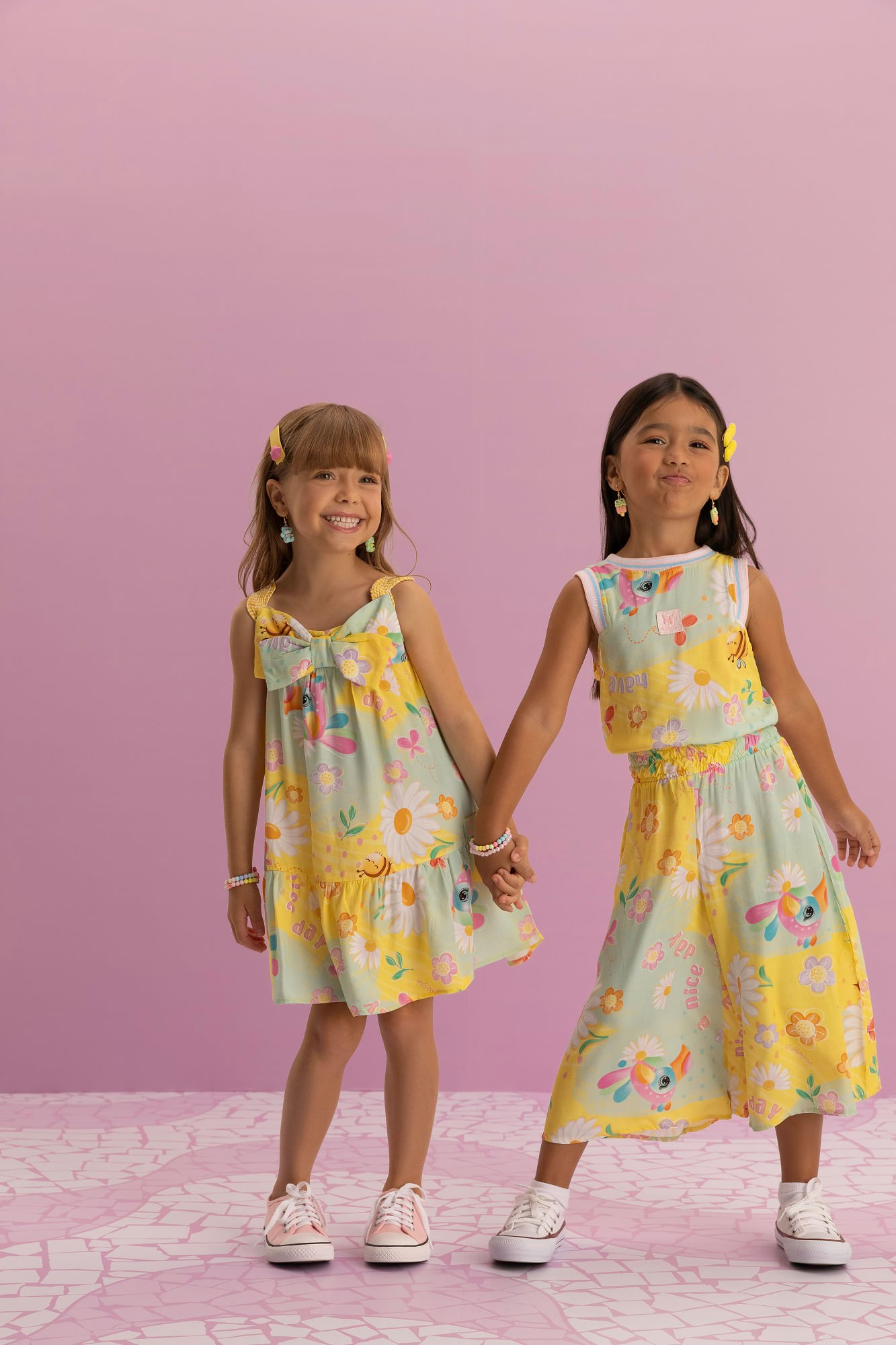 Vestido-Estampado-Com-Laco-Fixo-