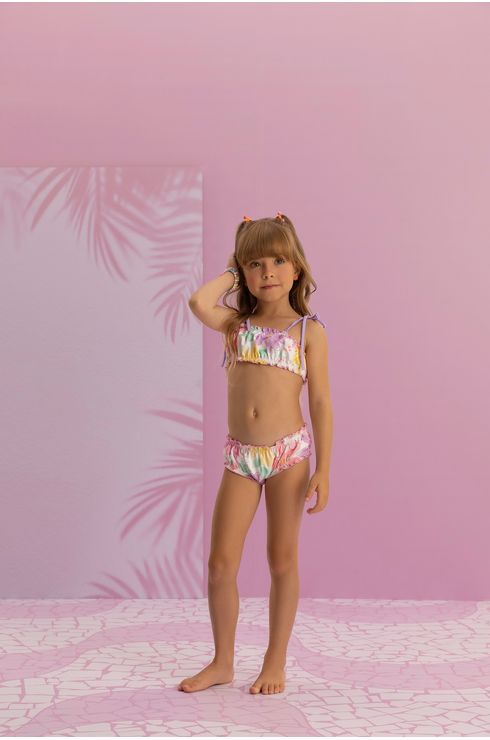 Biquini Estampado Frufru
