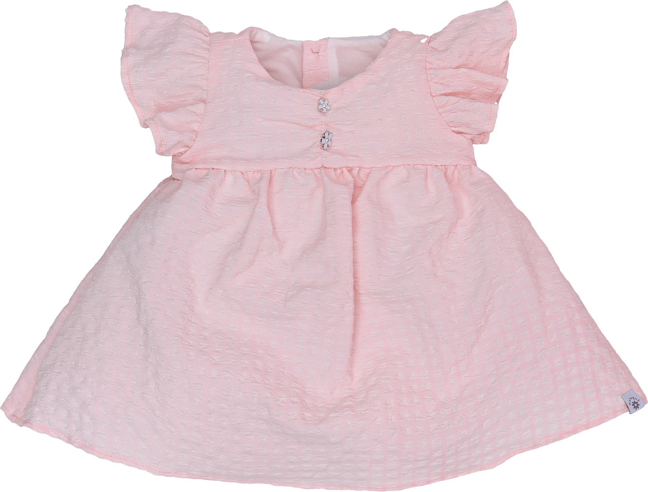 Vestido-Festa-Com-Gola-Redonda-E-Pregas-Saia