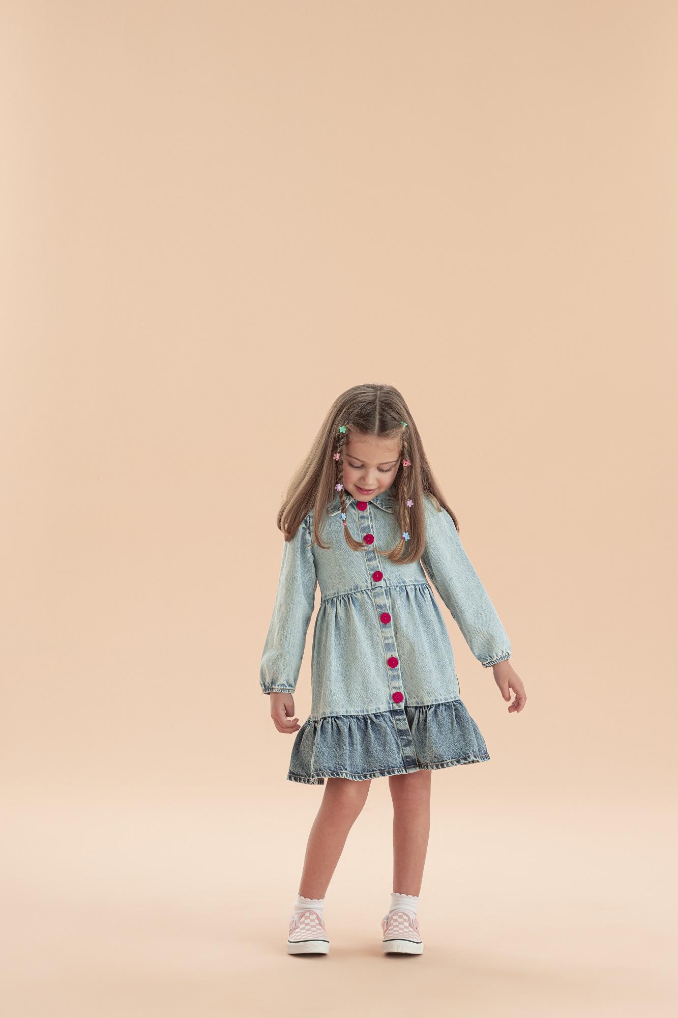 Vestido-Manga-Longa-Jeans-Com-Botoes