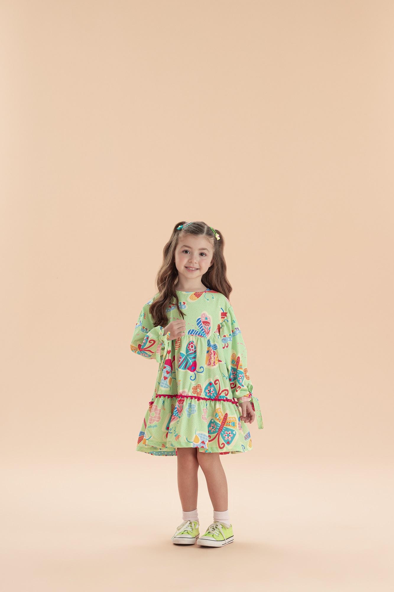 Vestido-Manga-Longa-Oversized-Com-Amarracao-Nas-Mangas