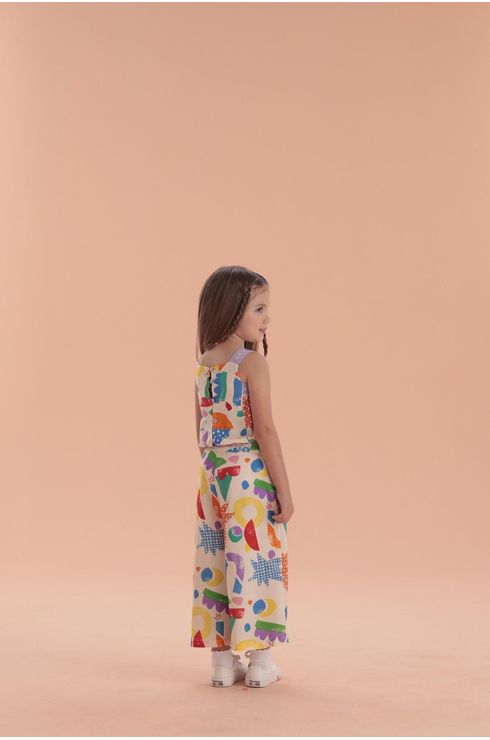 Macacão Estampado Com Alça Personalizada