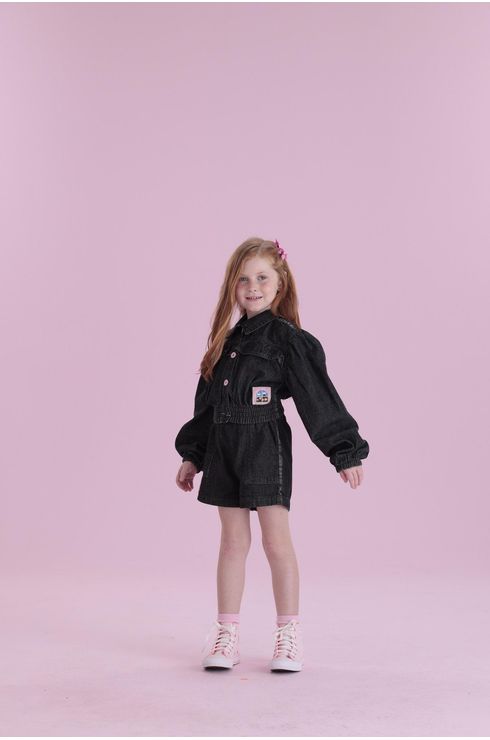 Short Clochard Com Bolso Frontal
