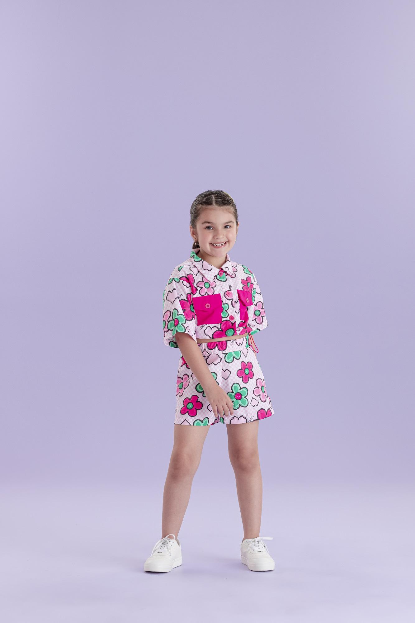 Conjunto-Manga-Curta-Short-Com-Cos-De-Elastico-E-Blusa-Com-Gola