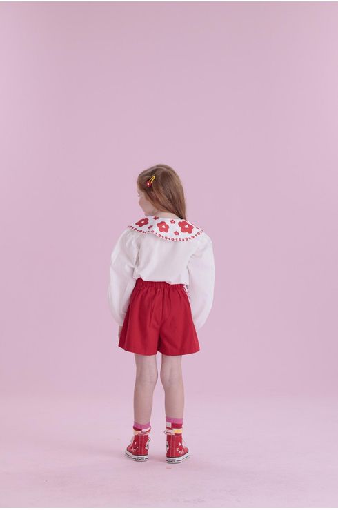 Camisa Manga Longa Com Gola Over Estampada