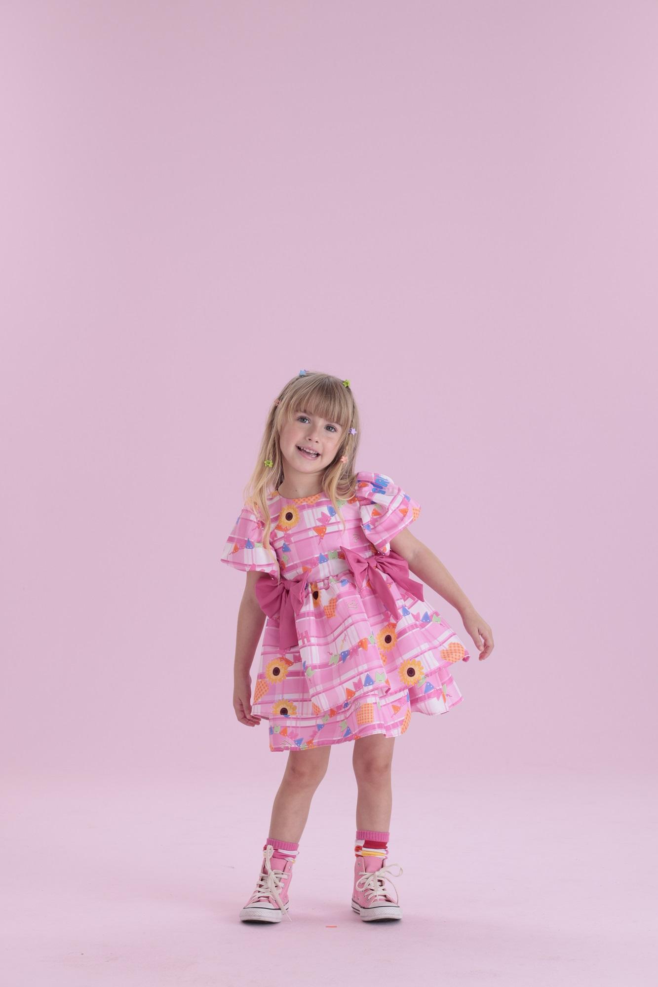 Vestido-Festa-Junina-Estampado-Com-Lacos-E-Babados