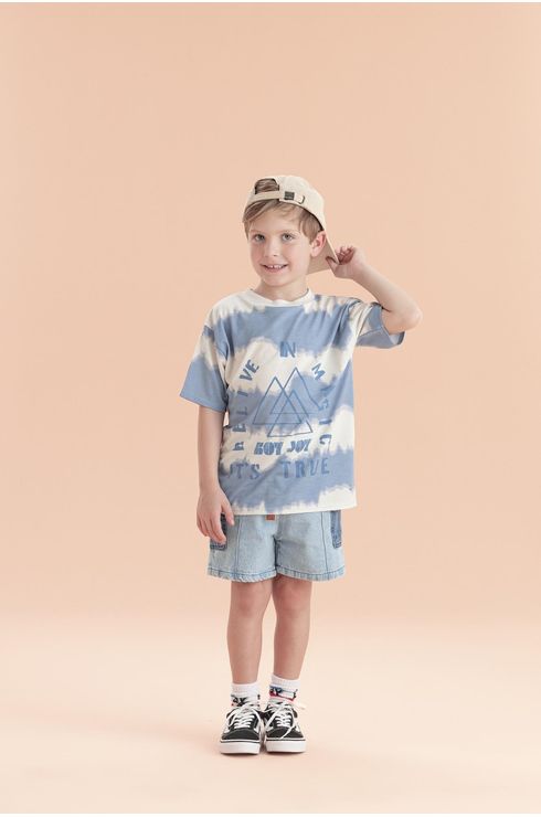 Camiseta Oversized Tie-Dye