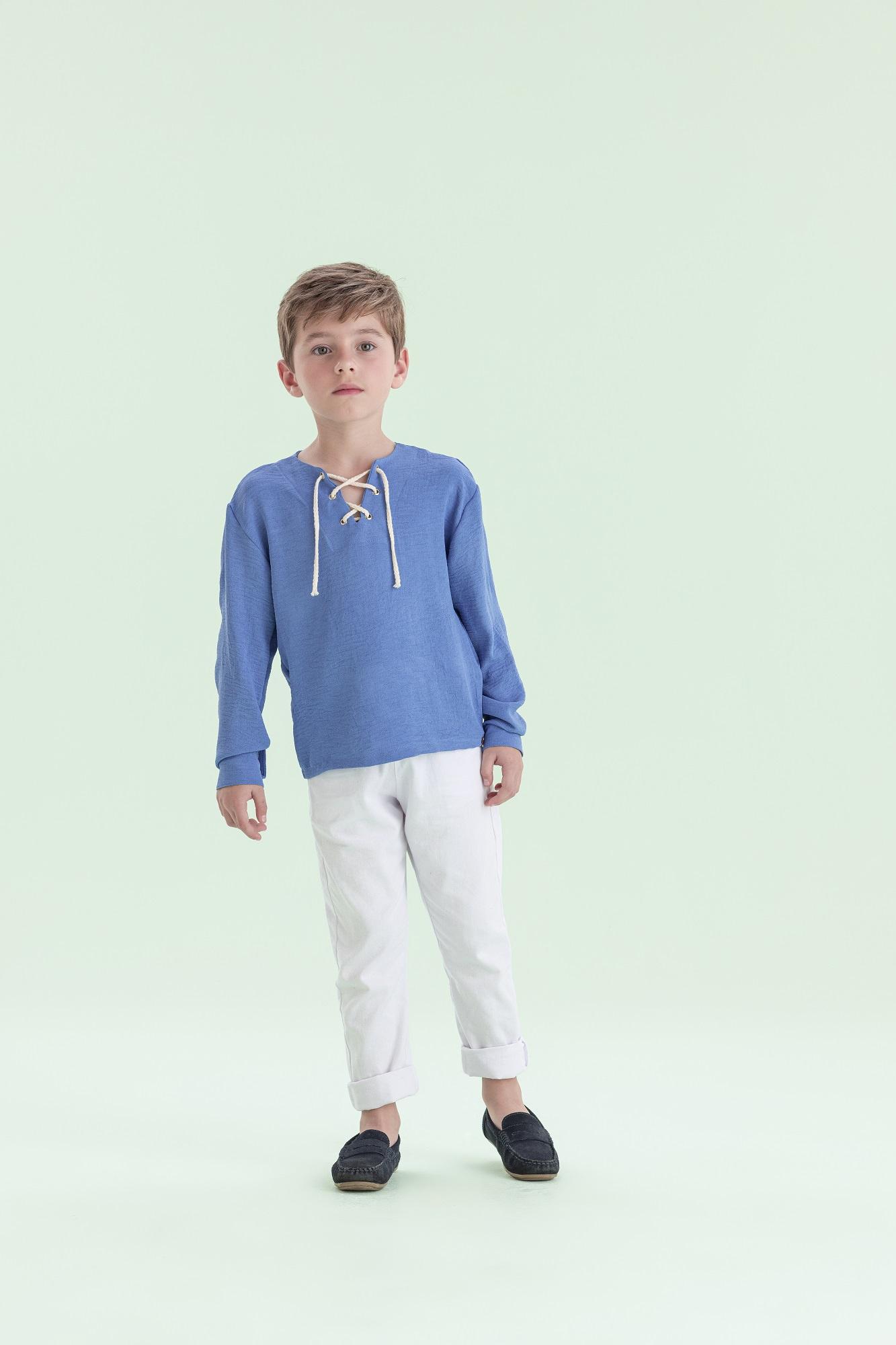 Camisa-Manga-Longa-Tipo-Bata-Com-Amarracao-No-Decote