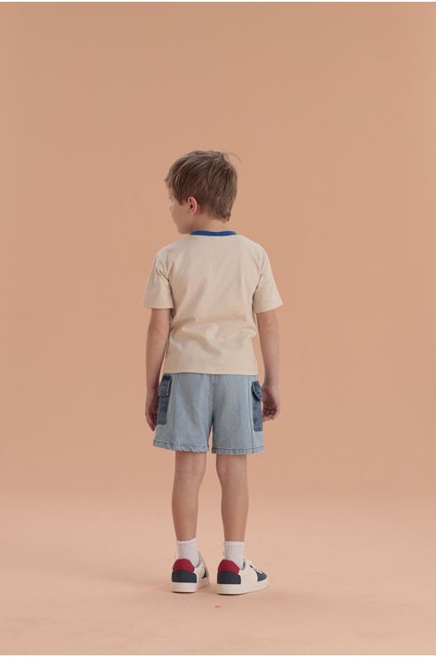 Camiseta Manga Curta Estampada