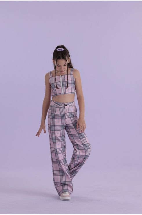 Blusa Cropped Com Zíper Tratorado Frontal