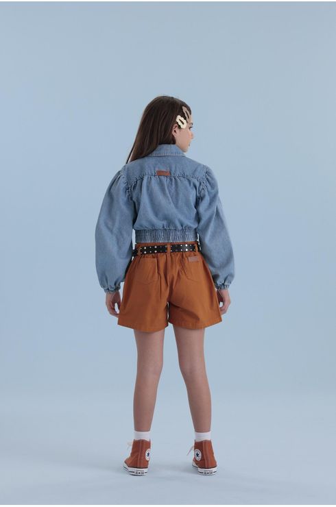 Short Em Sarja Color